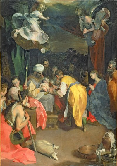The Circumcision of Christ, (detail) by Federico Fiori Barocci or Baroccio